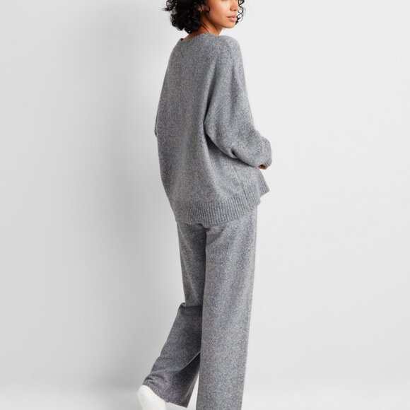 #166 State of Day Women's Indulge & Rest Sweater Loungewear Set - Picture 3 of 4